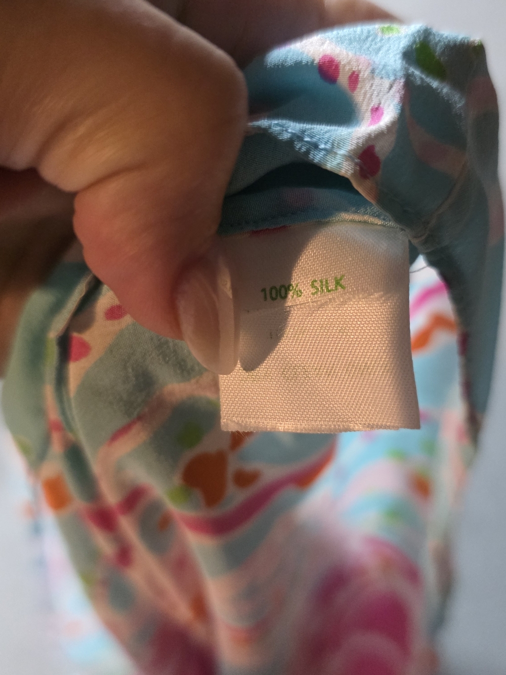EUC Lilly Pulitzer Womens Small Holly Graill Jelly PTP 18 100% SILK - Picture 4 of 4
